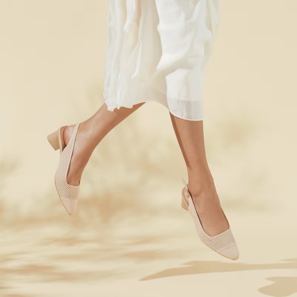 Pointed-Toe Slingback Sandals (Leah 2.0) BRAND NEW VIVAIA